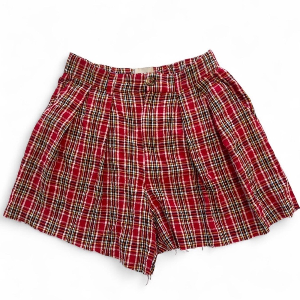 Women’s Plaid Boxer Shorts